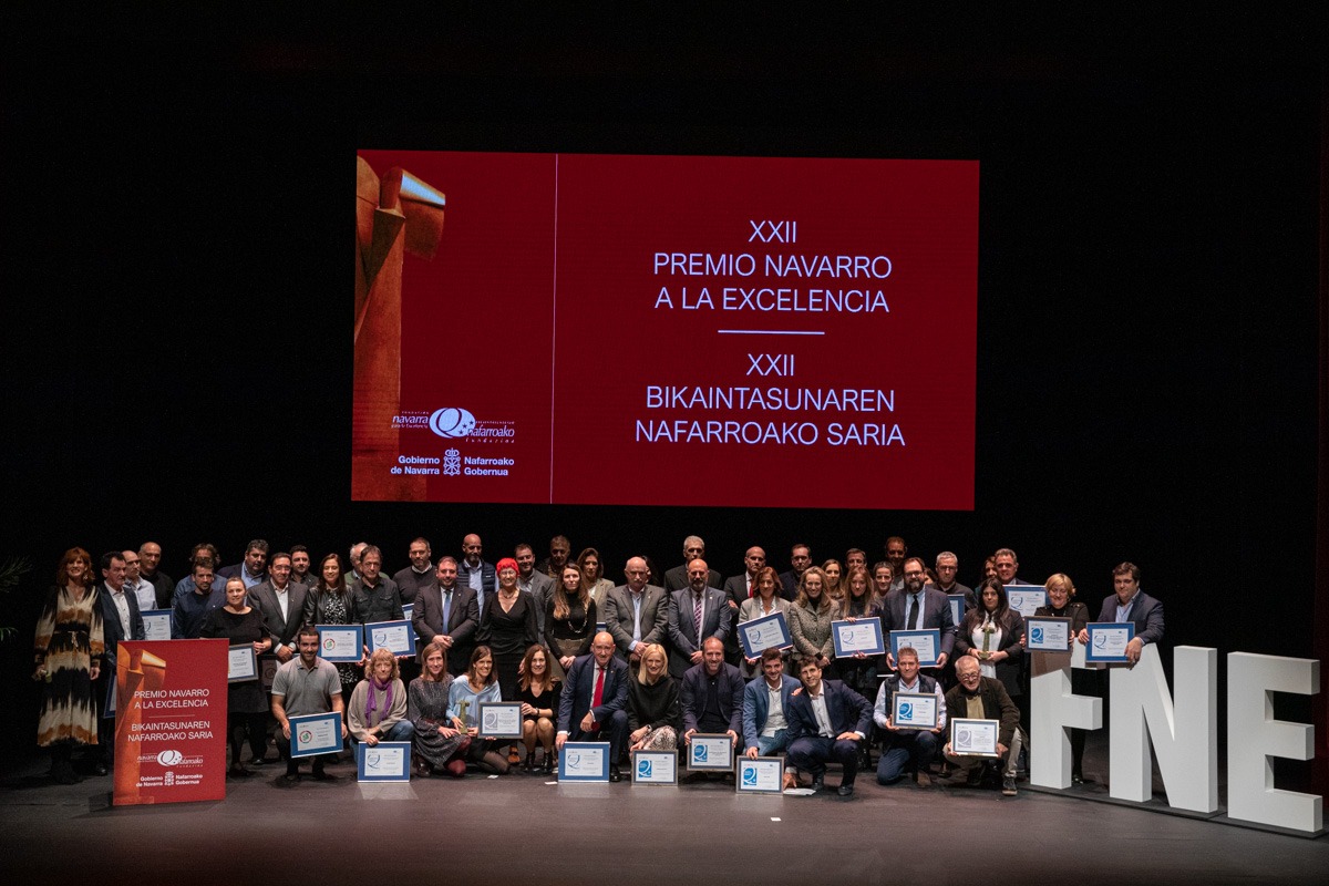 Gala del XXII Premio Navarro a la Excelencia Gobierno de Navarra